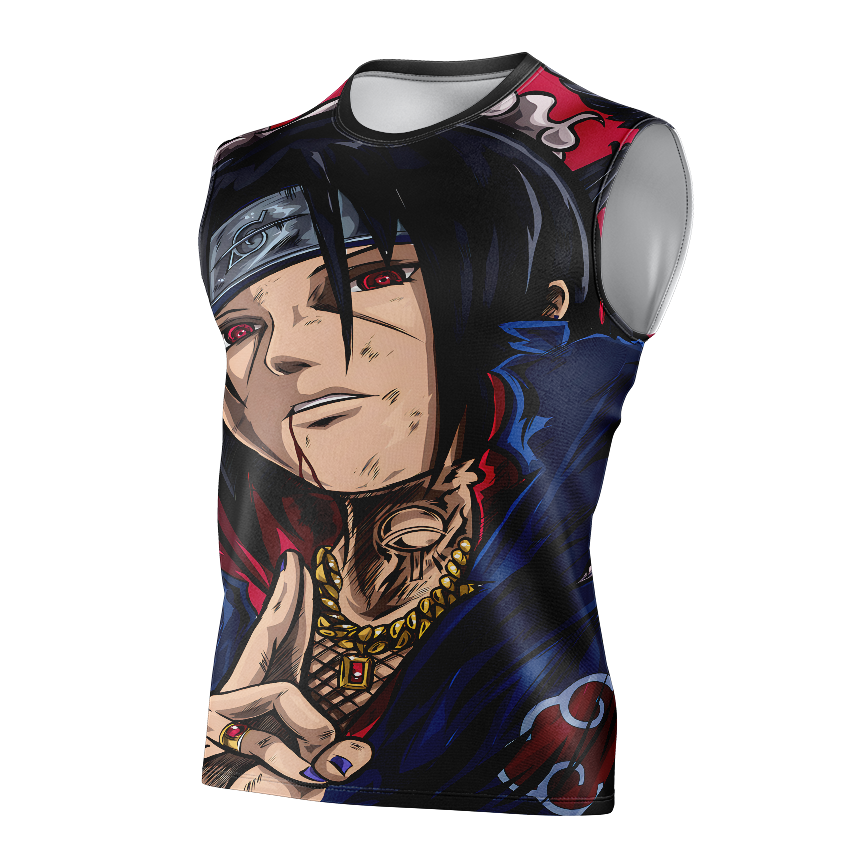 Itachi Uchiha Naruto Anime T-Shirt - Short Sleeve