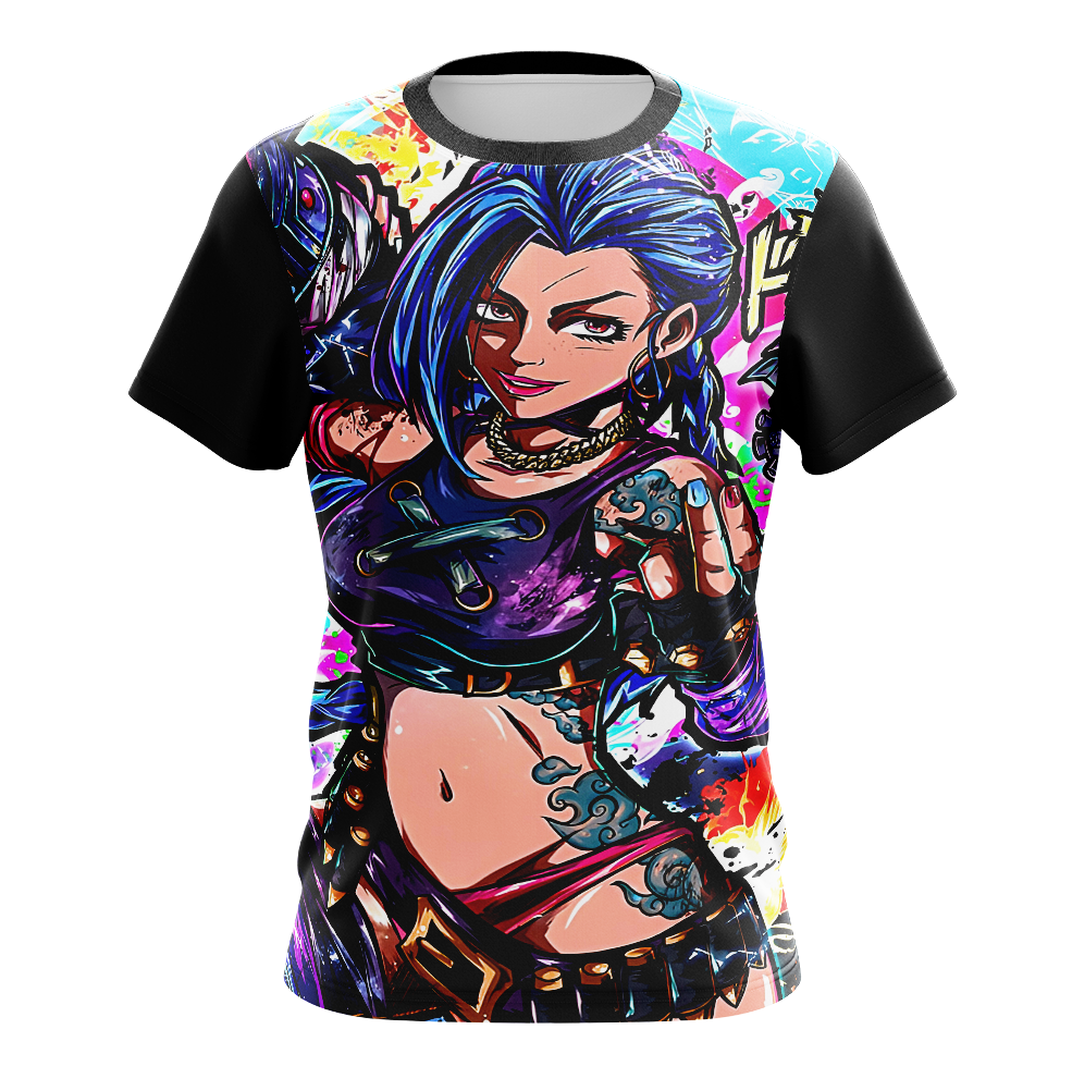 Jinx League of Legends T-Shirt - Long Sleeve
