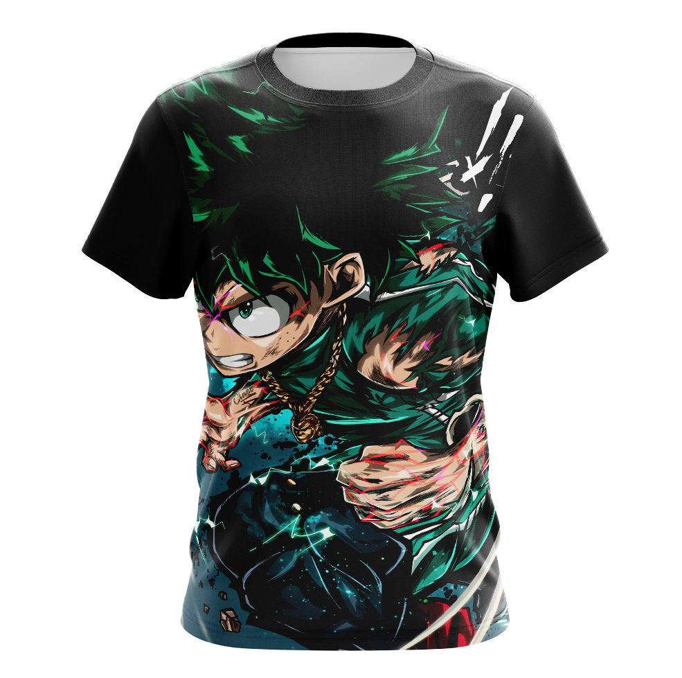 Midoriya My Hero Academia Anime T-Shirt - Short Sleeve