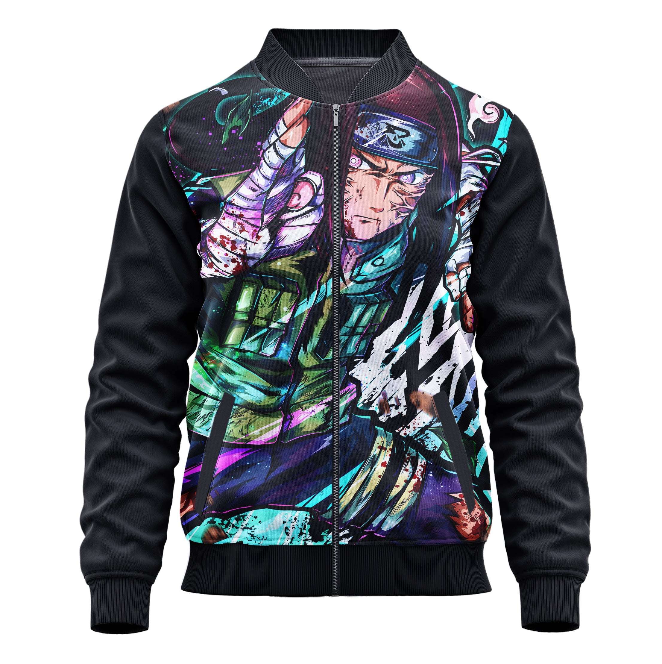 Neji Hyuga Naruto Shippuden Jacket - Adult & Kids Cosplay Hoodie