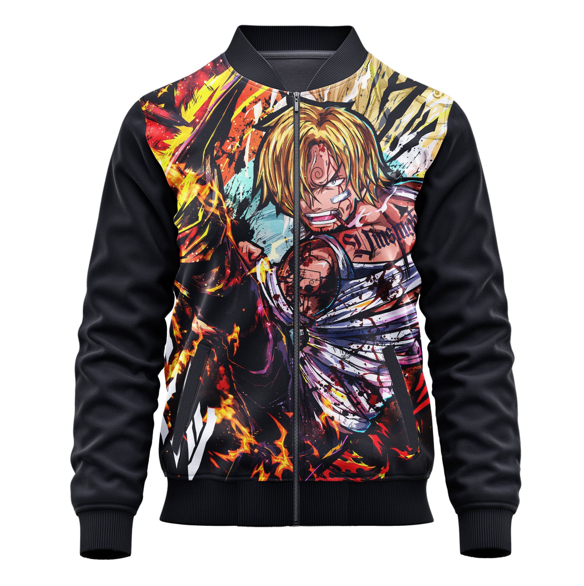 Sanji One Piece Jacket - Adult & Kids Cosplay Hoodie