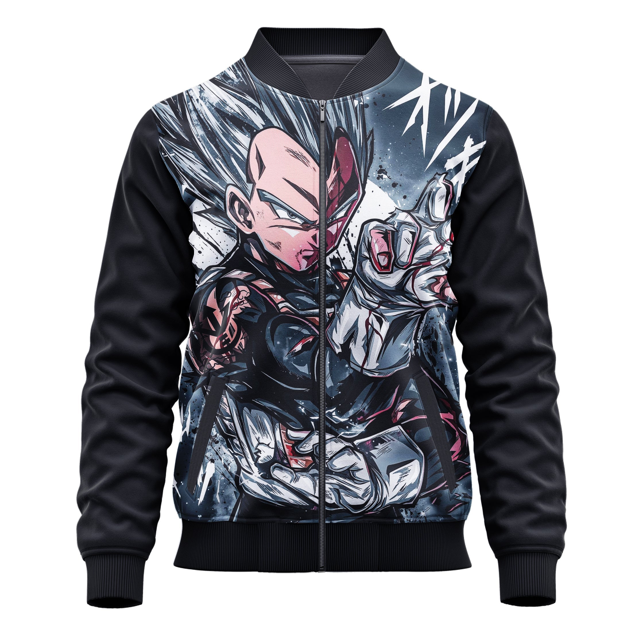 Vegeta Super Saiyan Dragon Ball Super Jacket - Adult & Kids Cosplay Hoodie