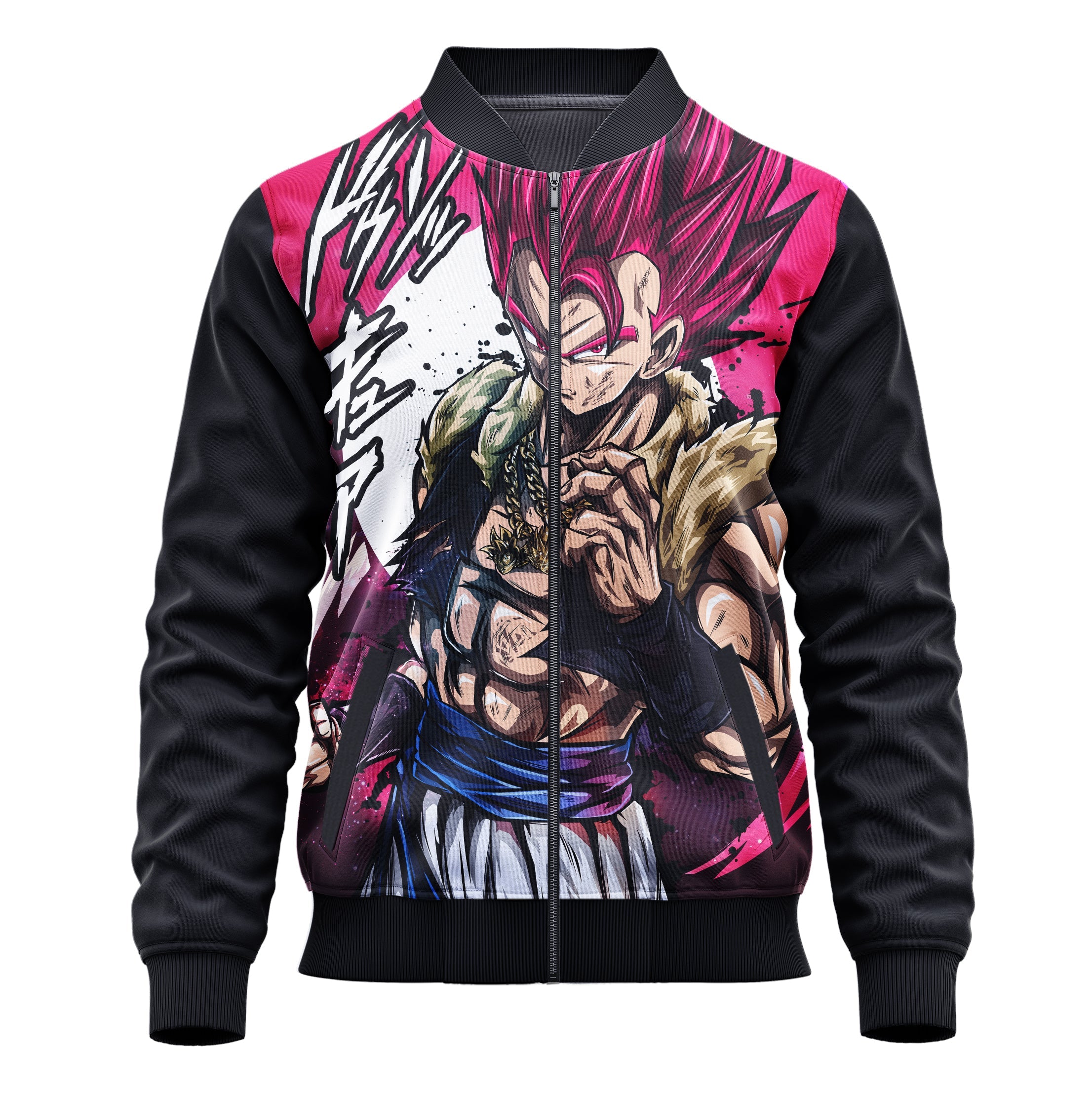 Gogeta Super Saiyan God (Dragon Ball Super) 3D Print Jacket - Adult & Kids Unisex