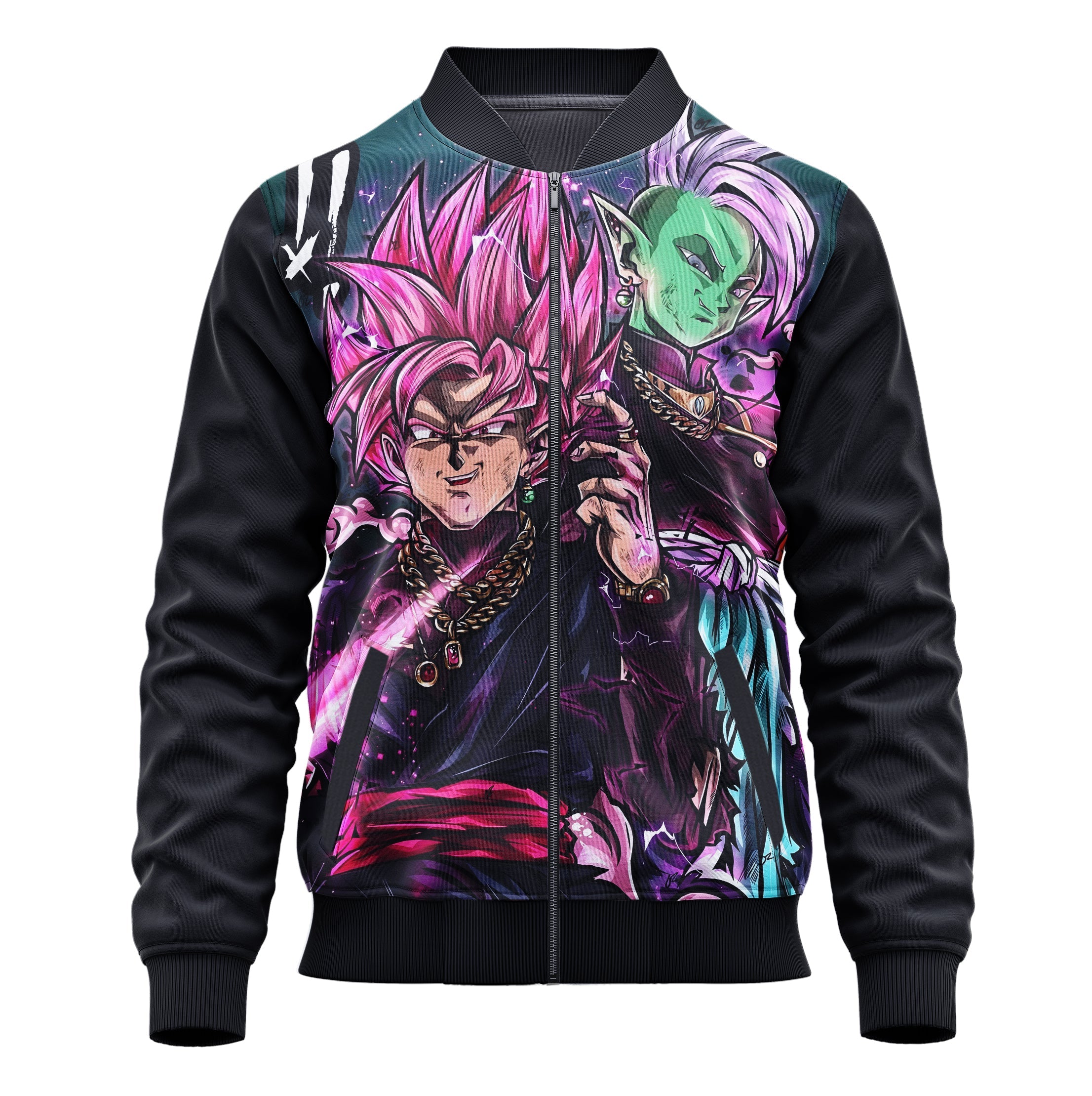 Goku Black (Dragon Ball Super) 3D Print Jacket - Adult & Kids Unisex