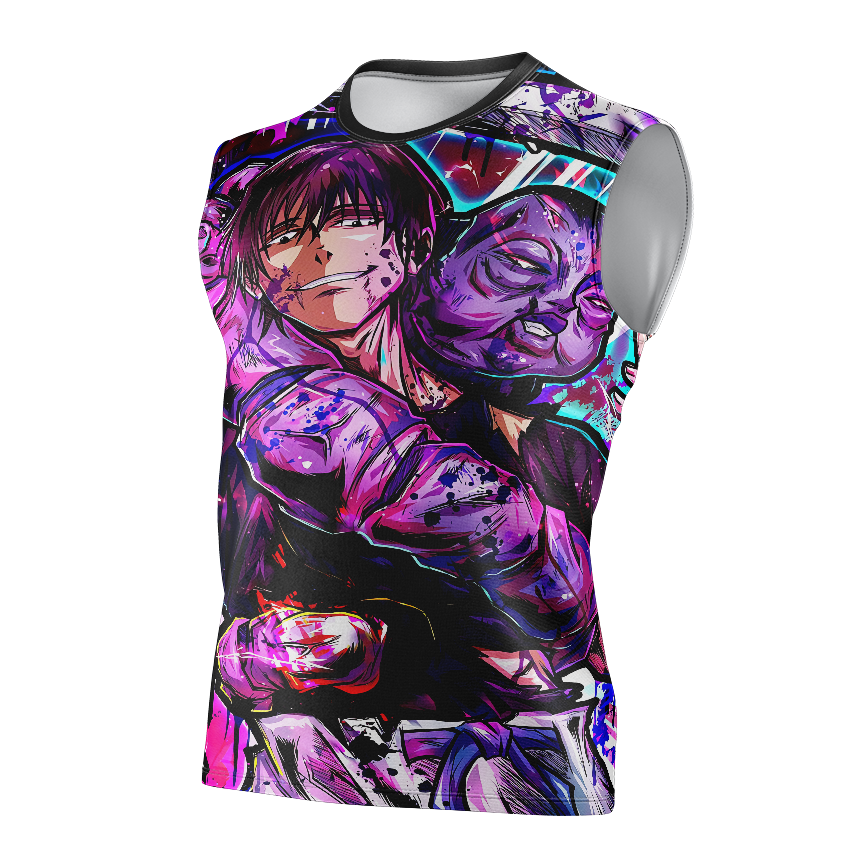Toji Fushiguro Jujutsu Kaisen Dry Fit T-Shirt - Short Sleeve 3D Print