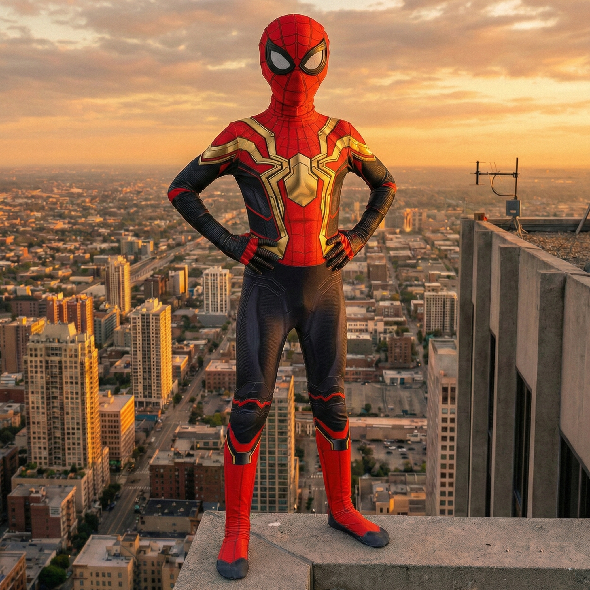 Spider-Man: No Way Home Costume - Premium Kids Cosplay Suit