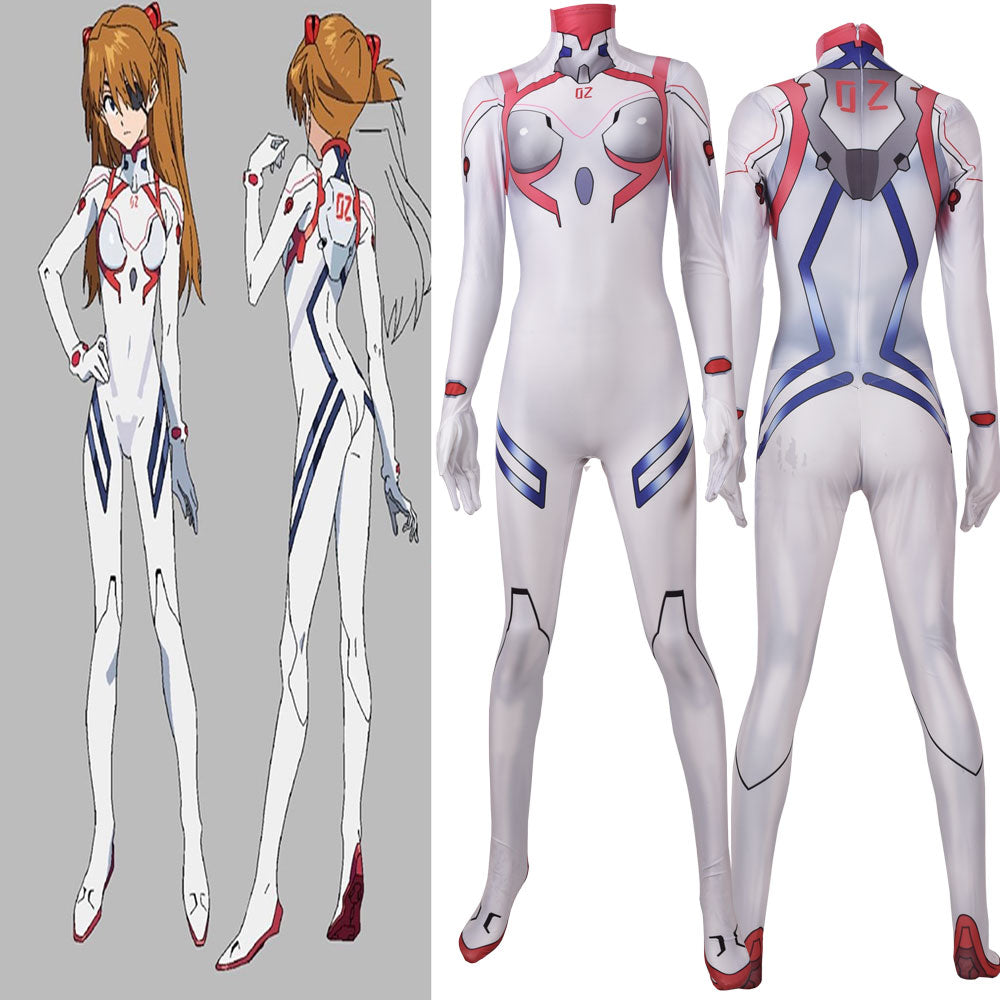 Asuka Neon Genesis Evangelion Costume - Women's Cosplay Suit