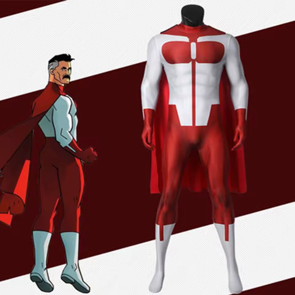 Omni-Man (Invincible) Costume with Cape - Adult & Kids Cosplay Suit