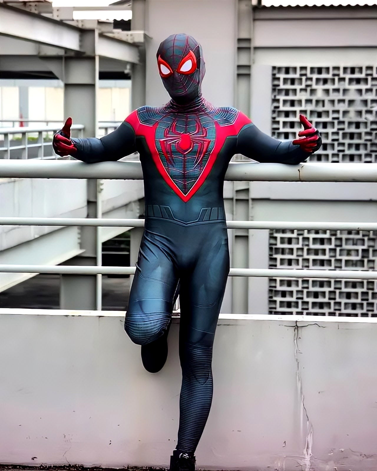 Miles Morales Ultimate Spider-Man Costume - Adult Premium Cosplay Suit