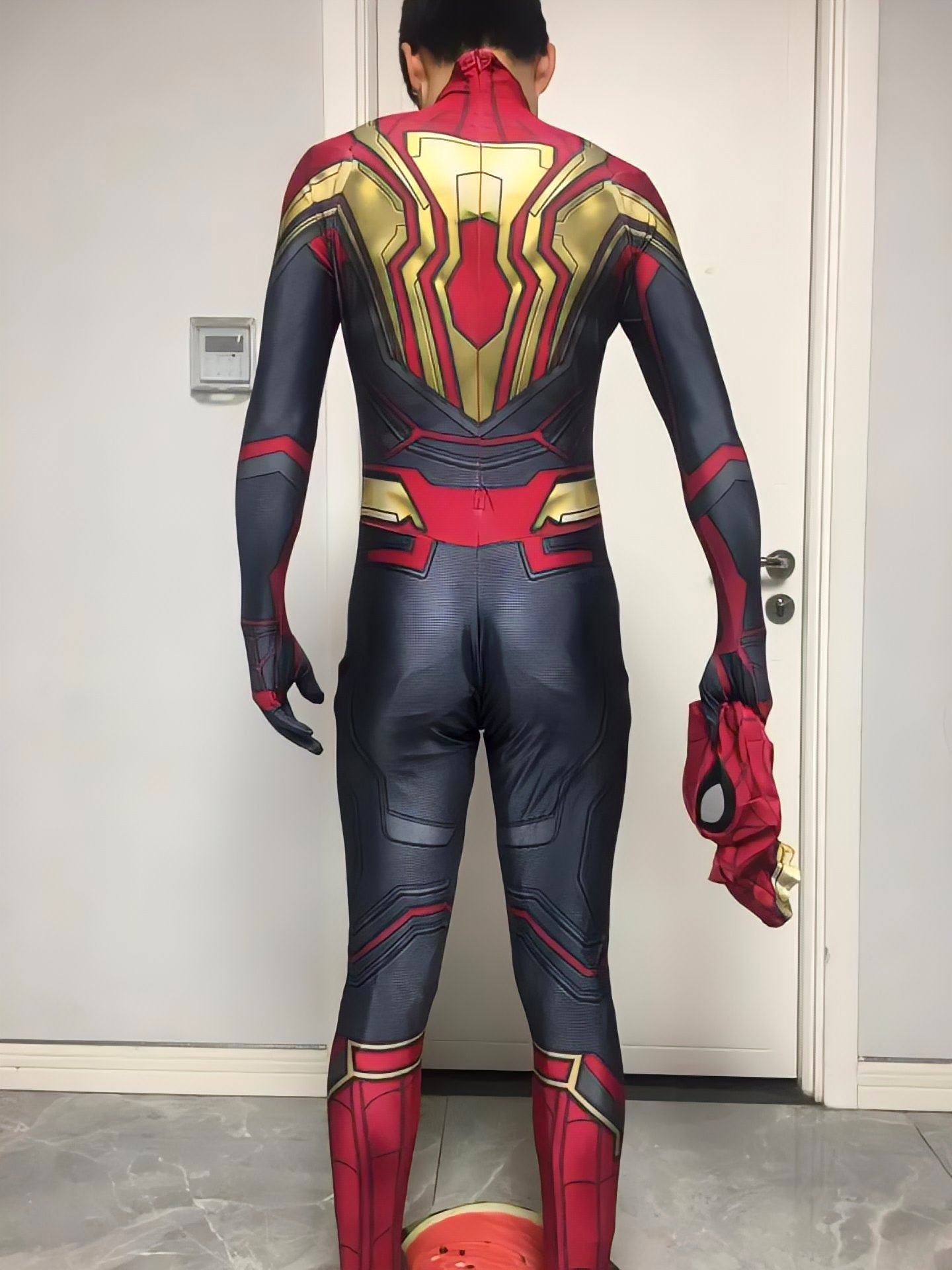Fantasia Homem-Aranha Ferro Sem Volta Para Casa Filme Cosplay Traje Luxo
