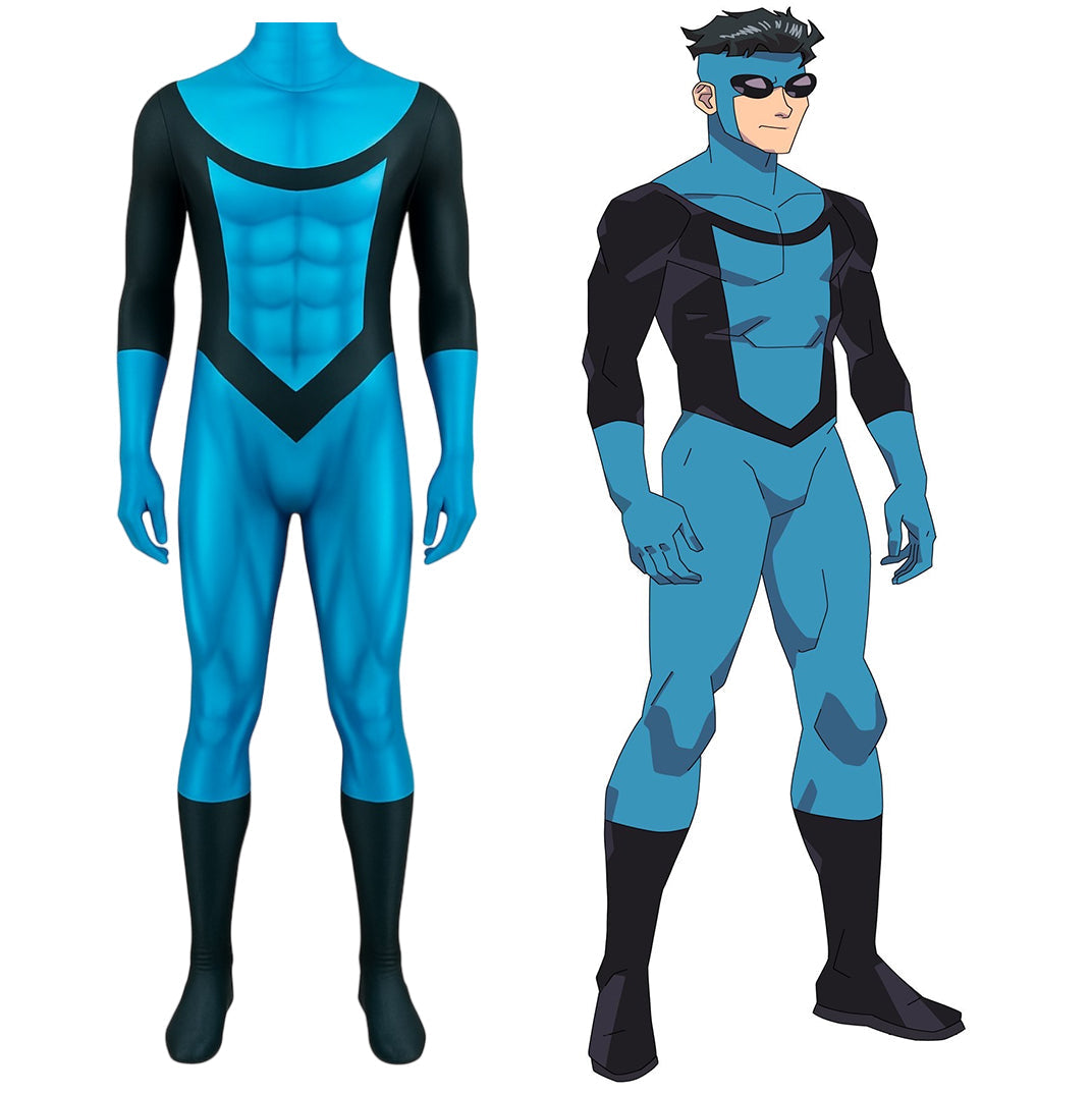 Invincible Blue Suit (Season 3) Costume - Adult Premium Cosplay Suit