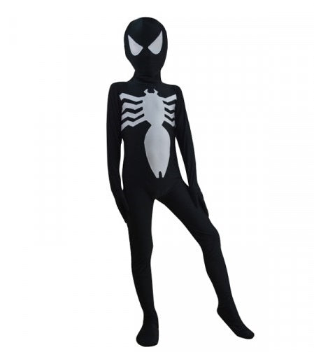 Spider-Man Venom Black Suit Costume - Kids Cosplay Suit