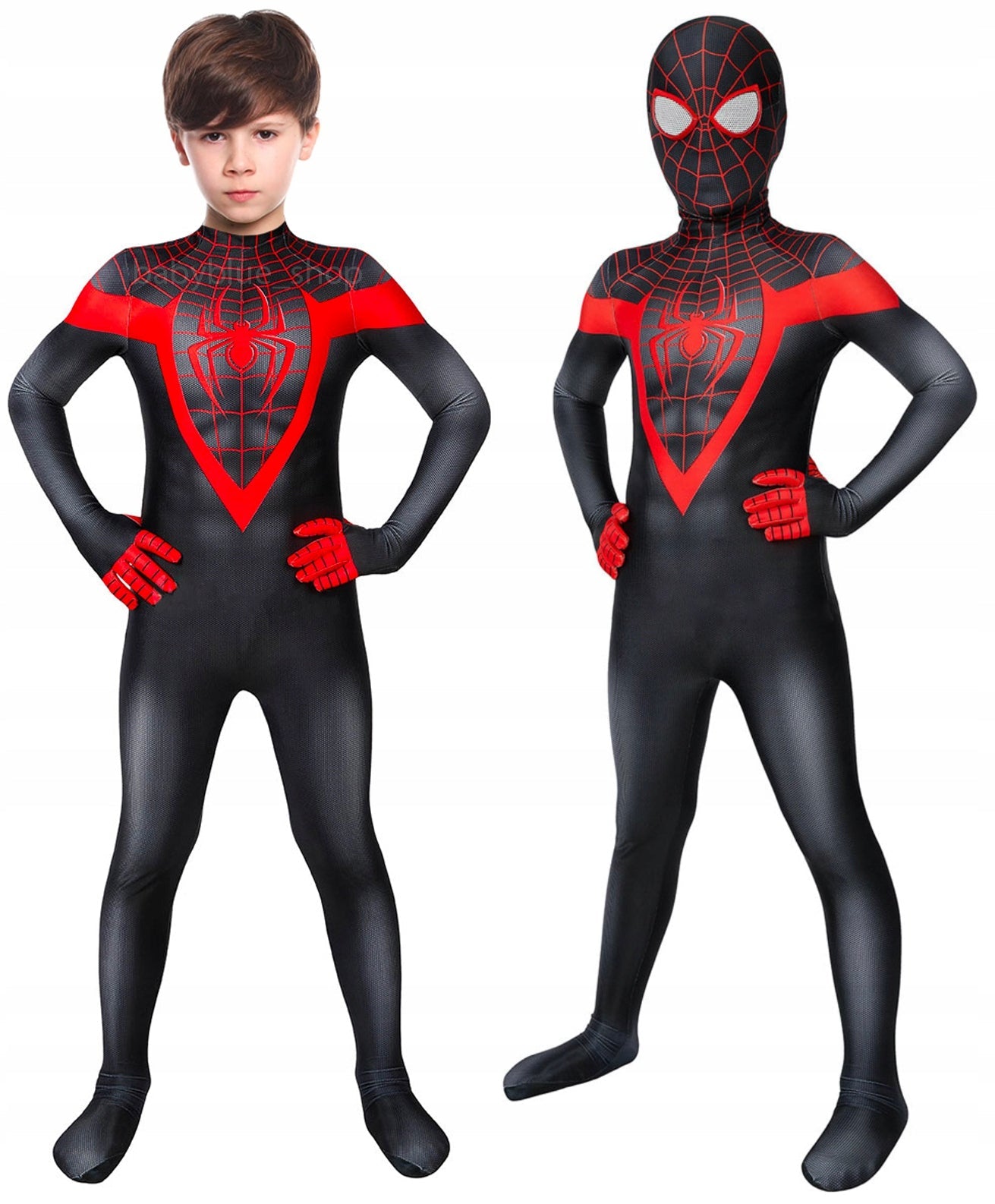 Miles Morales Ultimate Costume - Kids Cosplay Suit