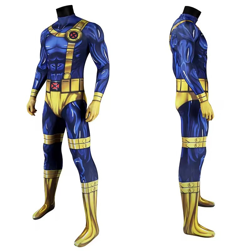 Cyclops Costume with Hood - X-Men Adult & Kids Cosplay Suit