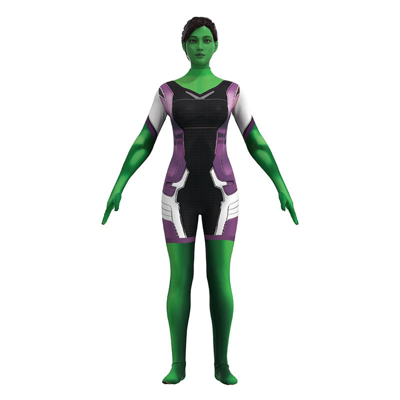 She-Hulk Costume - Women's Premium Cosplay Suit