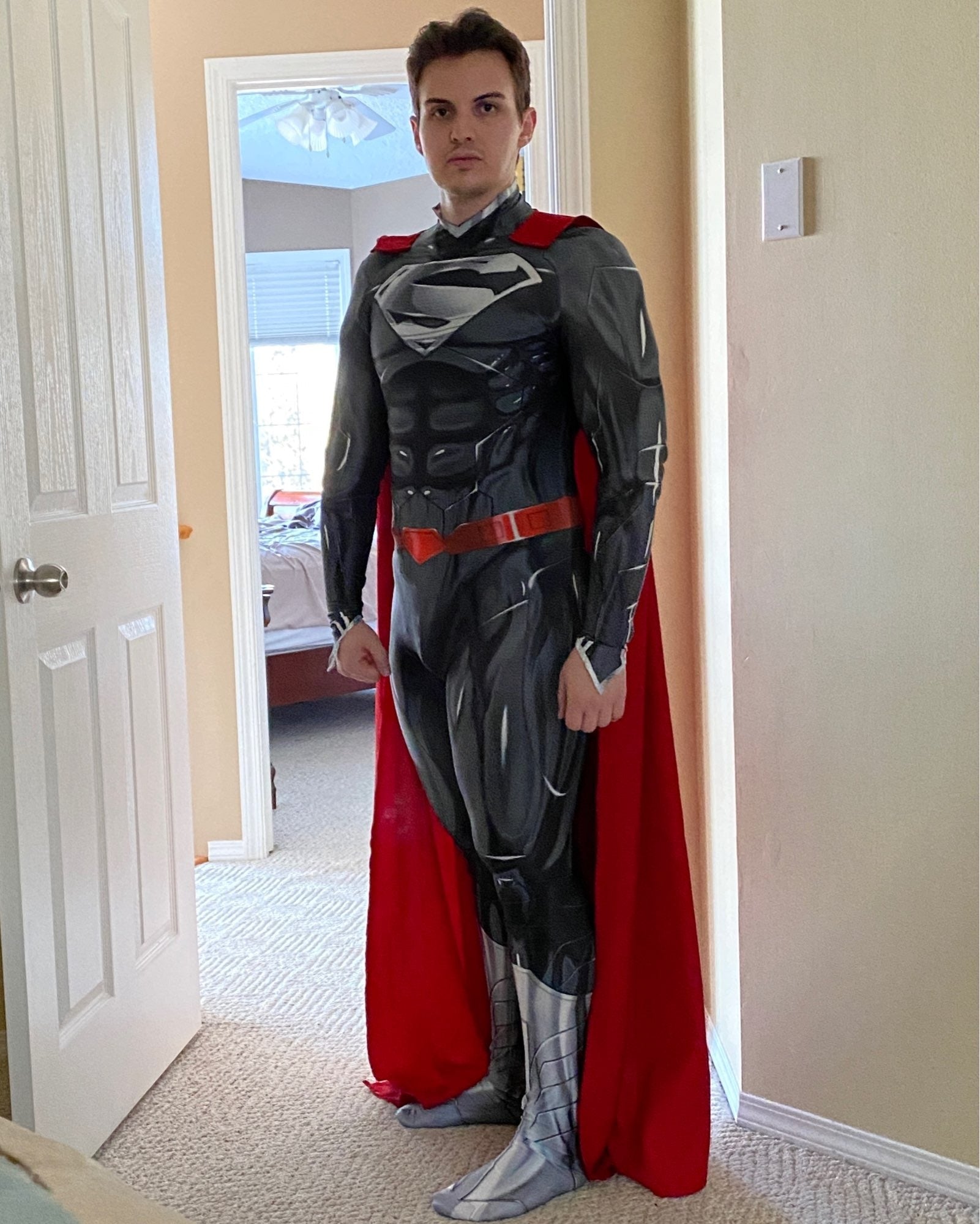Superman Black Suit Justice League Costume - Adult Cosplay Suit