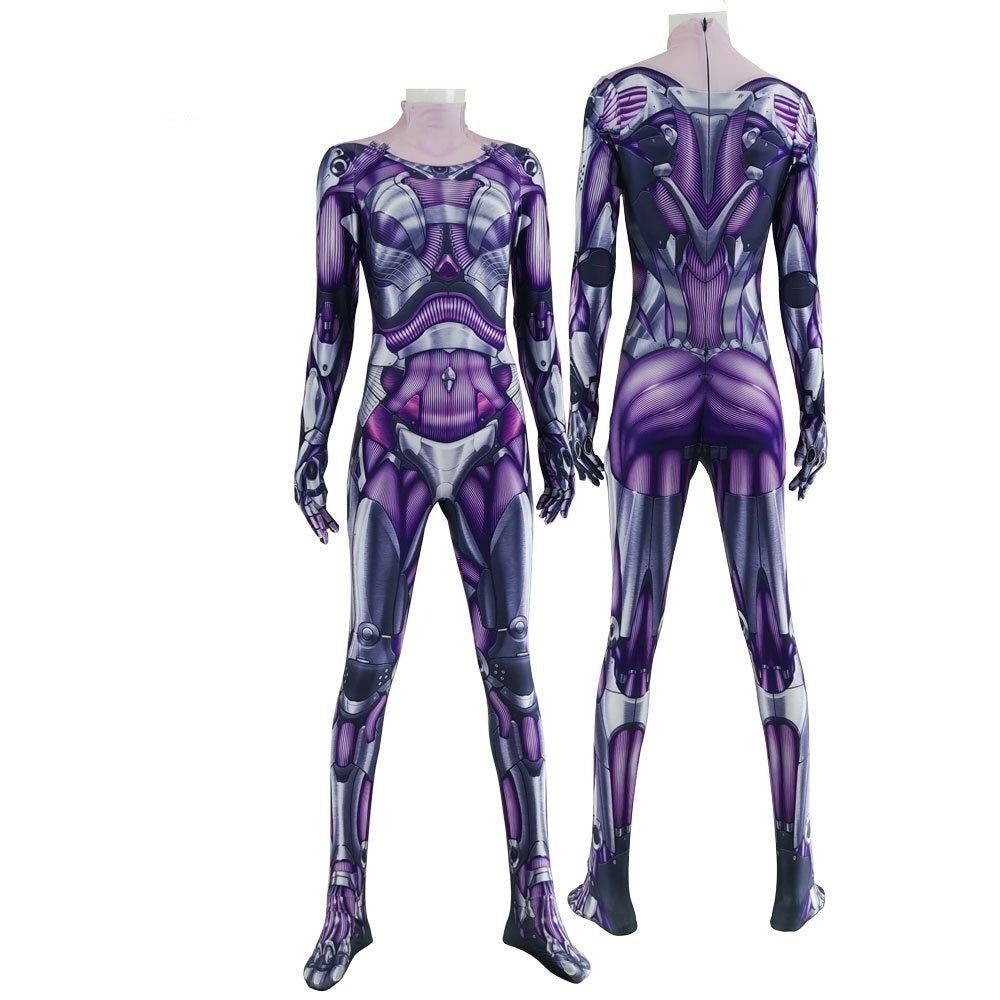Fantasia Feminina Alita Anjo De Combate Adulto Cosplay Traje Luxo