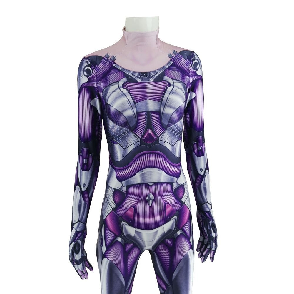 Fantasia Feminina Alita Anjo De Combate Adulto Cosplay Traje Luxo