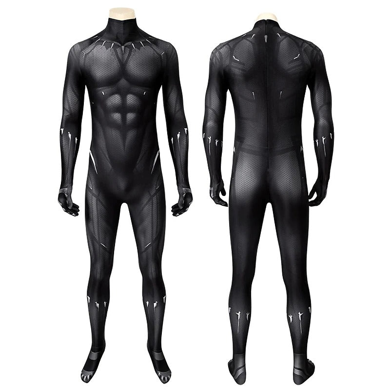 Black Panther Costume with Mask - Adult & Kids Premium Cosplay Suit