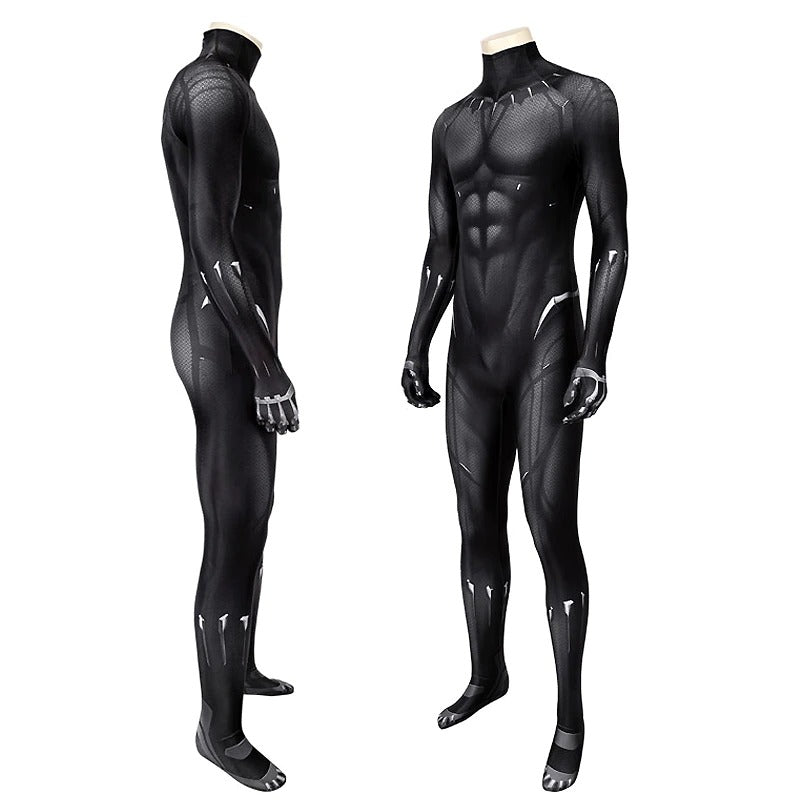 Black Panther Costume with Mask - Adult & Kids Premium Cosplay Suit