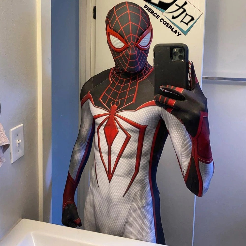 Miles Morales PS4/PS5 Game Costume - Adult Cosplay Suit