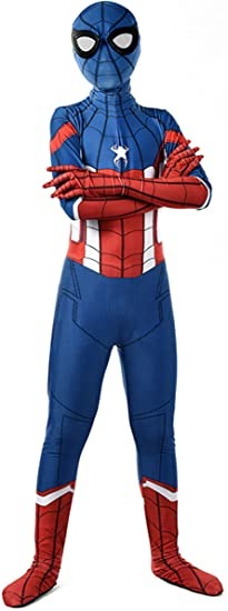 Spider-Man Captain America Costume - Adult Premium Cosplay Suit
