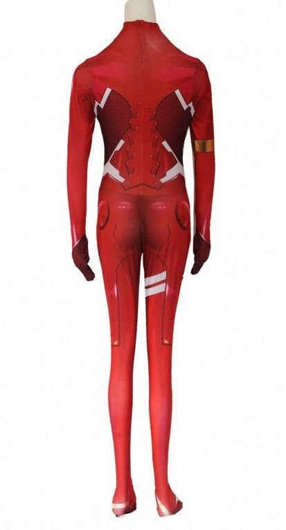 Fantasia Zero Two Completa Cosplay Feminino Luxo Traje Profissional