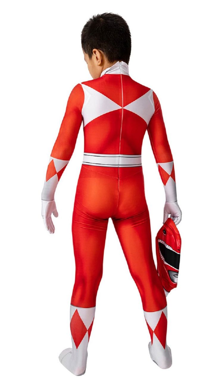 Kids Power Rangers Classic Costume - Children's Cosplay Suit (5 Colors)