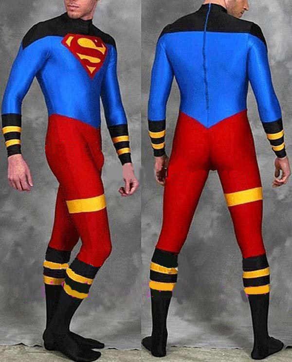 Superboy (Clark Kent) Superman Costume - Adult Cosplay Suit