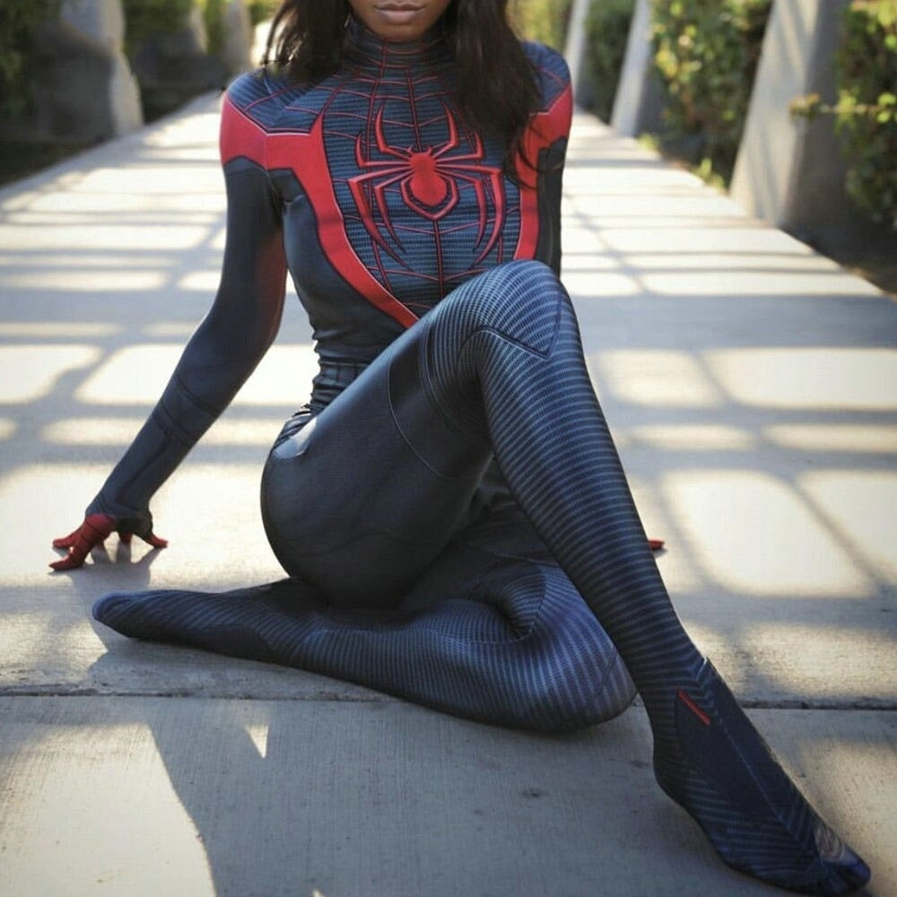 Miles Morales Classic Costume - Women's Premium Cosplay Suit