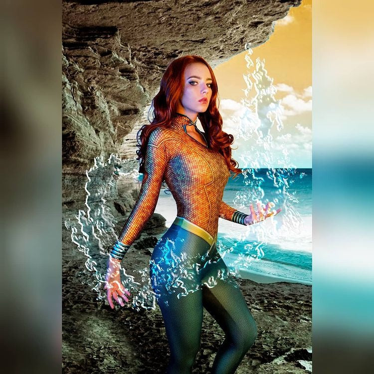 Mera Aquaman Costume - Women's Cosplay Suit