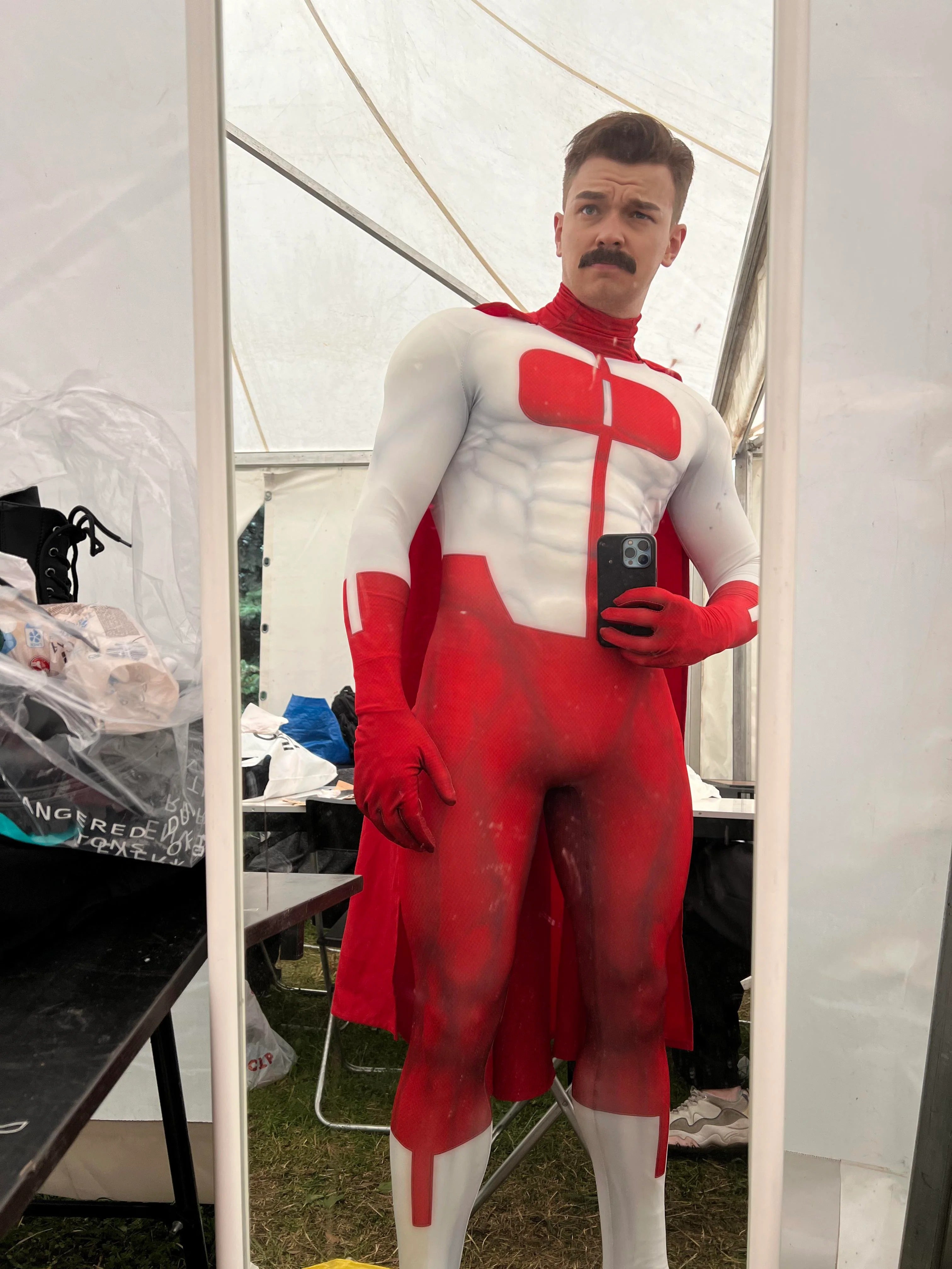 Omni-Man (Invincible) Costume with Cape - Adult & Kids Premium Cosplay