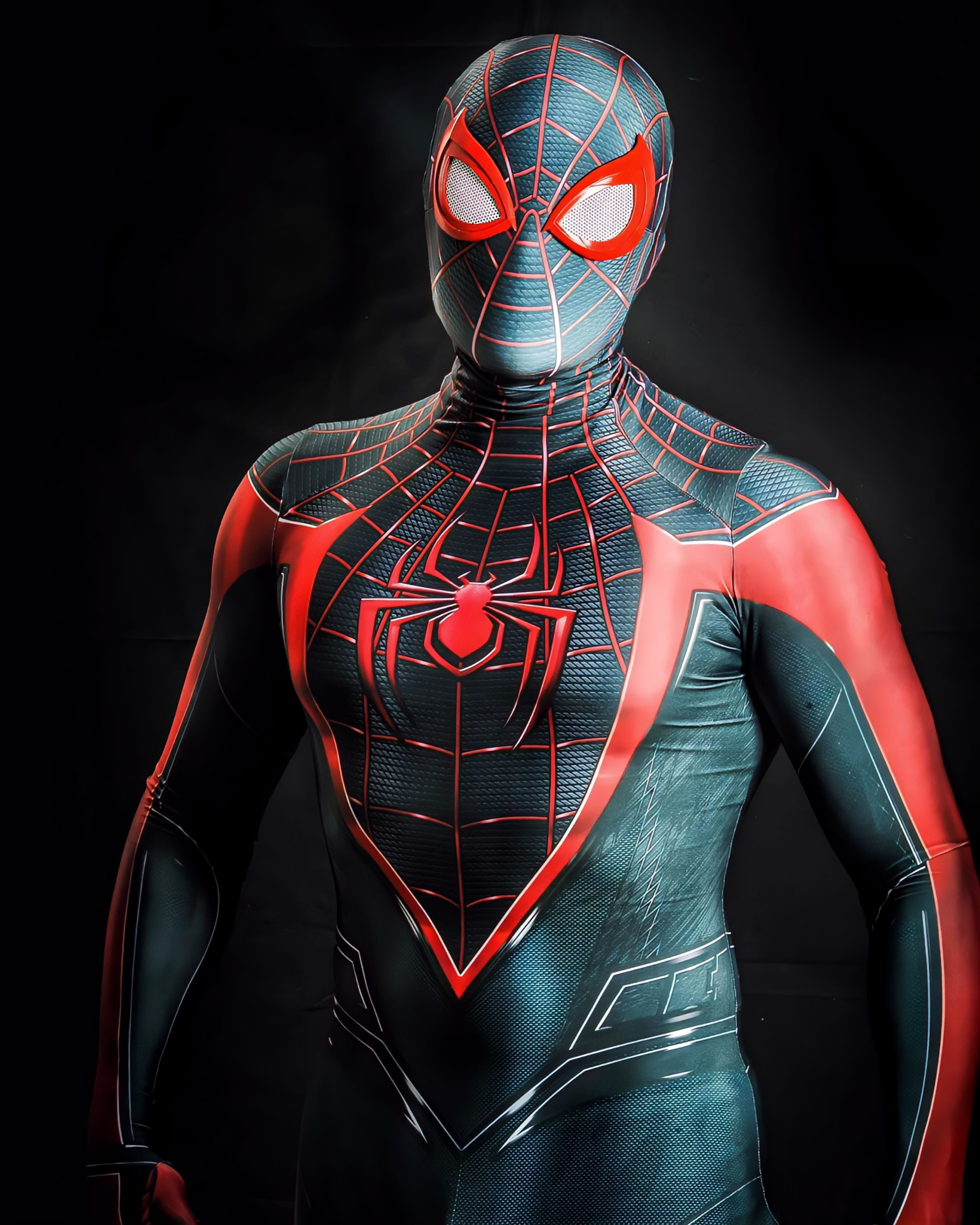 Miles Morales Ultimate Spider-Man PS5 Game Costume - Adult Premium Cosplay Suit