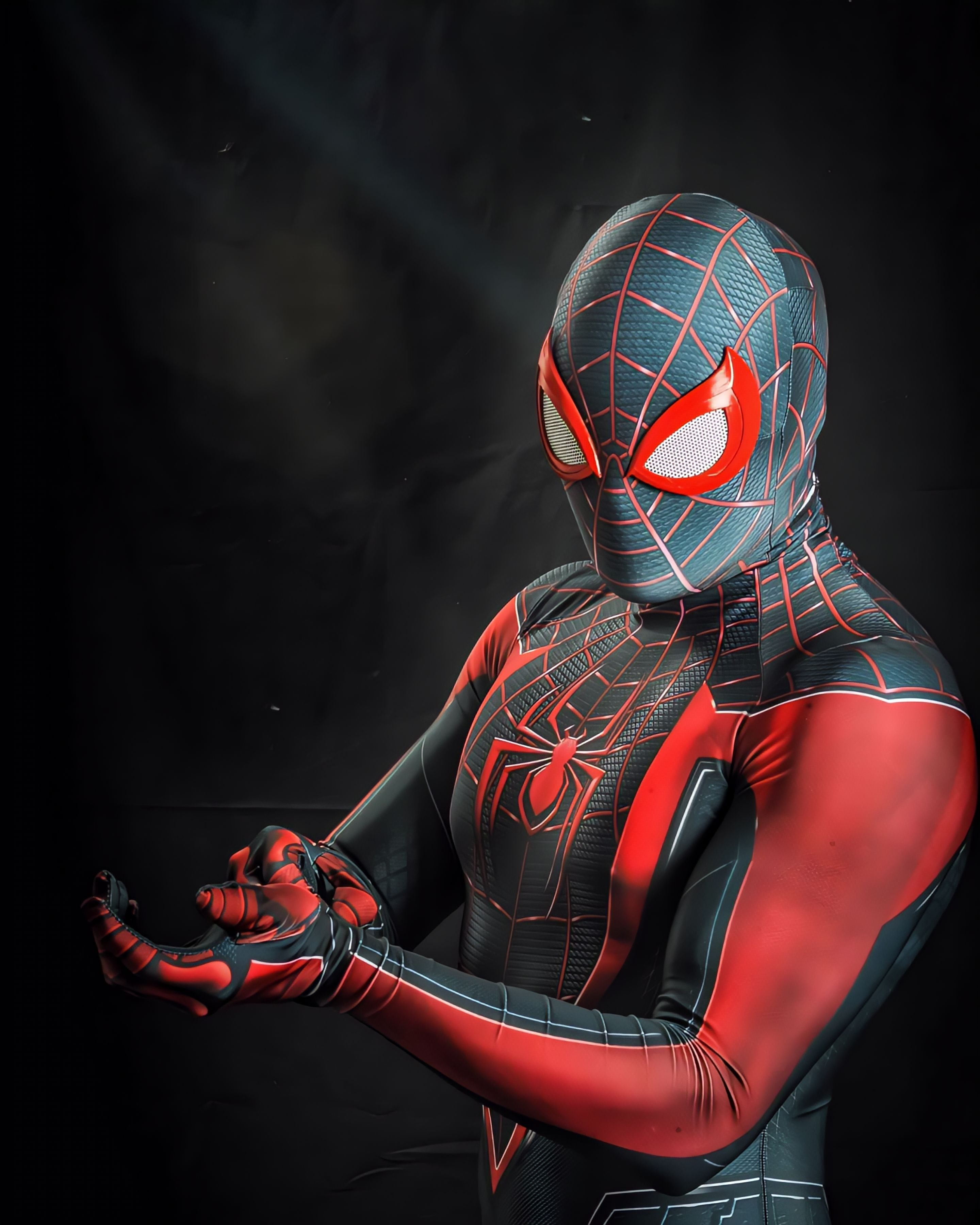 Miles Morales Ultimate Spider-Man PS5 Game Costume - Adult Premium Cosplay Suit