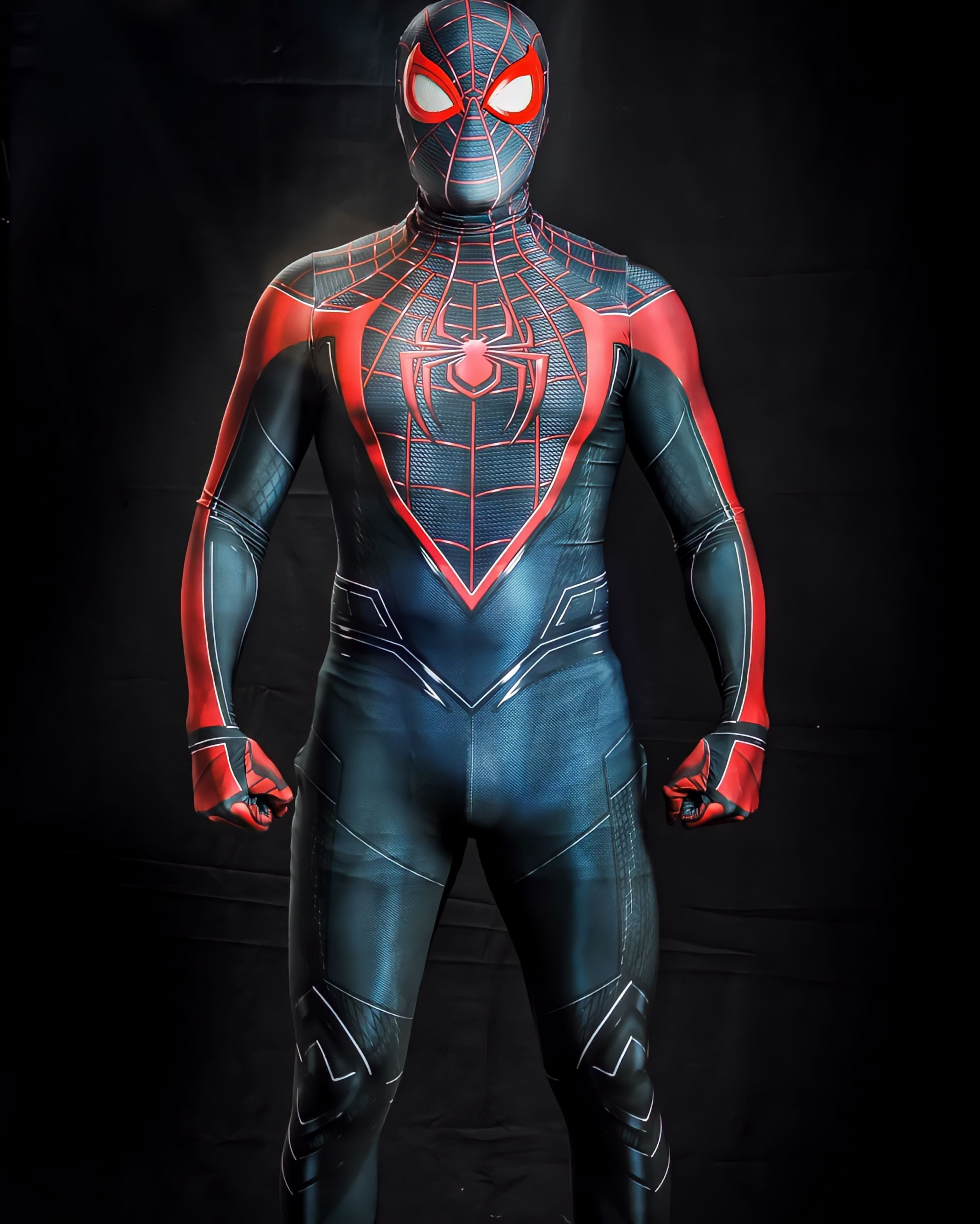 Miles Morales Ultimate Spider-Man PS5 Game Costume - Adult Premium Cosplay Suit
