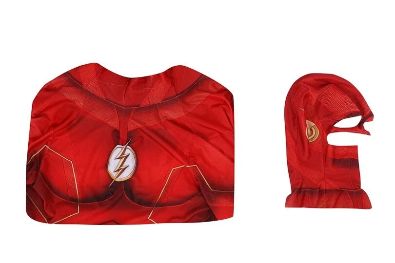 The Flash (Barry Allen) Costume with Mask - Adult Premium Cosplay Suit