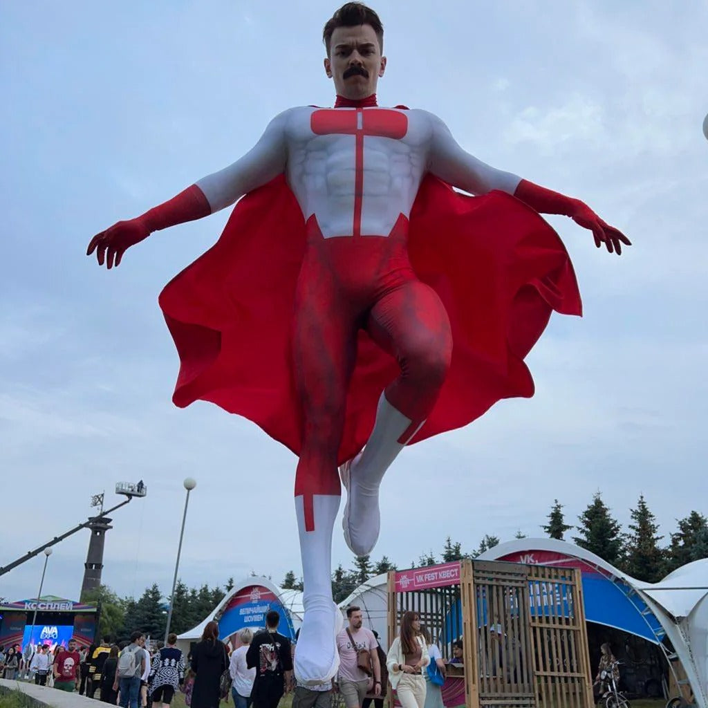 Omni-Man (Invincible) Costume with Cape - Adult & Kids Premium Cosplay